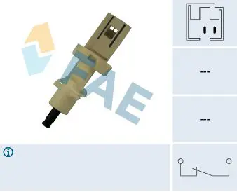 Handler.Part Brake light switch FAE 24400 1