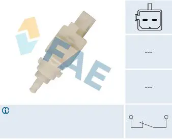 Handler.Part Brake light switch FAE 24411 1