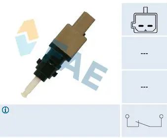 Handler.Part Brake light switch FAE 24412 1