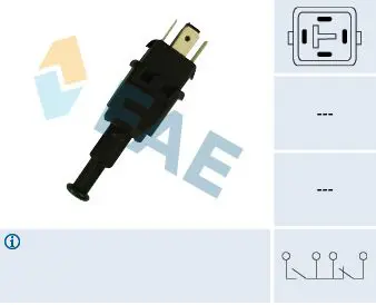 Handler.Part Brake light switch FAE 24510 1