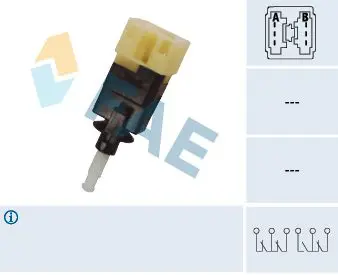 Handler.Part Brake light switch FAE 24595 1