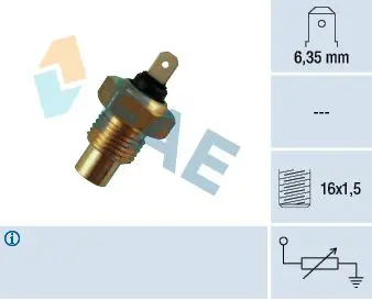 Handler.Part Sensor, coolant temperature FAE 31050 1