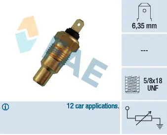 Handler.Part Sensor, coolant temperature FAE 31110 1