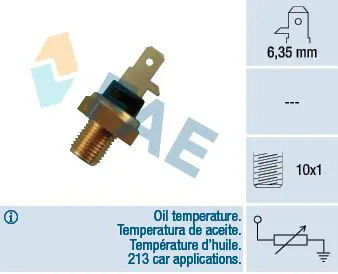 Handler.Part Sensor, oil temperature FAE 31610 1