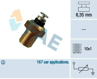 Handler.Part Sensor, coolant temperature FAE 32110 1