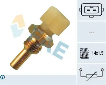 Handler.Part Sensor, coolant temperature FAE 33030 1