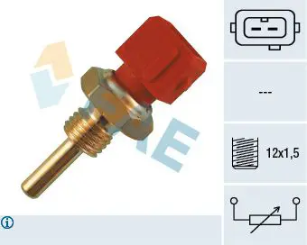 Handler.Part Sensor, coolant temperature FAE 33080 1