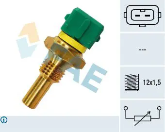 Handler.Part Sensor, coolant temperature FAE 33120 1