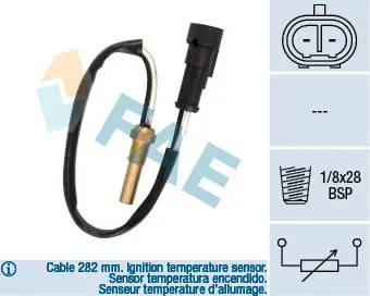 Handler.Part Sensor, coolant temperature FAE 33555 1