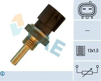 Handler.Part Sensor, coolant temperature FAE 33580 1