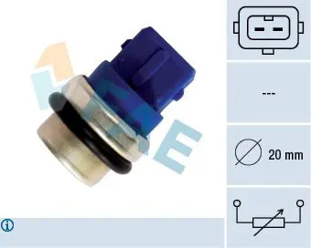 Handler.Part Sensor, coolant temperature FAE 33630 1