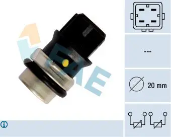 Handler.Part Sensor, coolant temperature FAE 33640 1