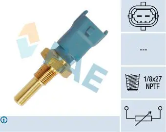 Handler.Part Sensor, coolant temperature FAE 33690 1