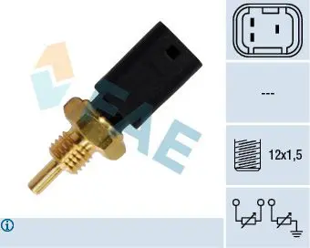 Handler.Part Sensor, coolant temperature FAE 33721 1