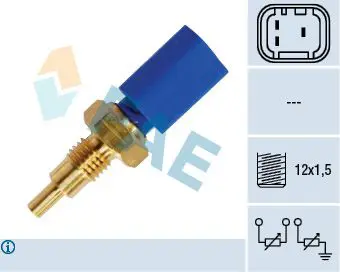 Handler.Part Sensor, coolant temperature FAE 33722 1