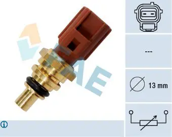 Handler.Part Sensor, coolant temperature FAE 33740 1