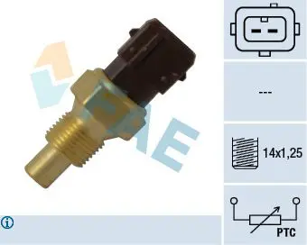 Handler.Part Sensor, coolant temperature FAE 33792 1