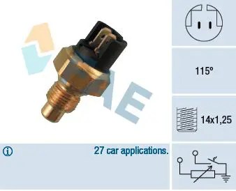 Handler.Part Sensor, coolant temperature FAE 34010 1