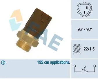 Handler.Part Temperature switch, radiator fan FAE 36720 1