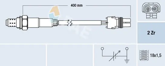 Handler.Part Lambda sensor FAE 77104 1