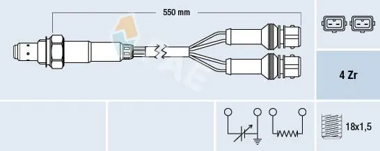 Handler.Part Lambda sensor FAE 77126 1