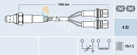 Handler.Part Lambda sensor FAE 77127 1