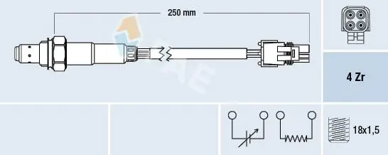 Handler.Part Lambda sensor FAE 77129 1