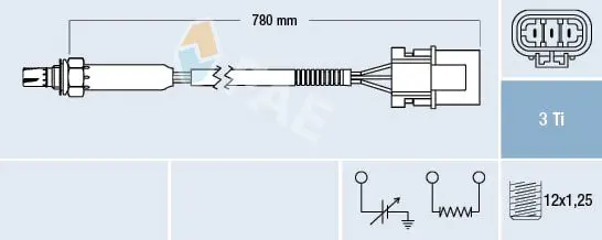 Handler.Part Lambda sensor FAE 77181 1