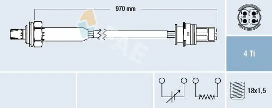 Handler.Part Lambda sensor FAE 77190 1