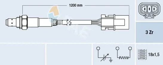 Handler.Part Lambda sensor FAE 77231 1