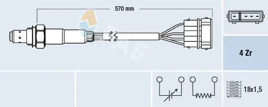 Handler.Part Lambda sensor FAE 77239 1