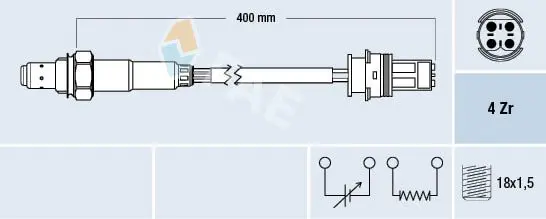 Handler.Part Lambda sensor FAE 77267 1