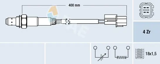 Handler.Part Lambda sensor FAE 77290 1