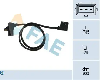 Handler.Part Sensor, crankshaft pulse FAE 79038 1