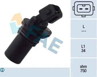 Handler.Part Rpm sensor, engine management FAE 79140 1