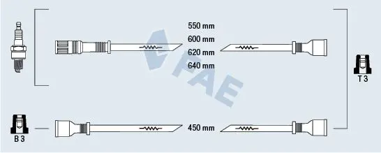 Handler.Part Ignition cable kit FAE 83270 1