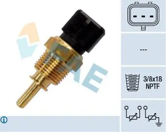 Handler.Part Sensor, coolant temperature FAE 33355 1