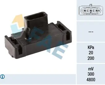 Handler.Part Sensor, intake manifold pressure FAE 15002 1