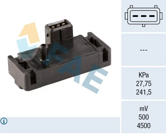 Handler.Part Sensor, intake manifold pressure FAE 15003 1