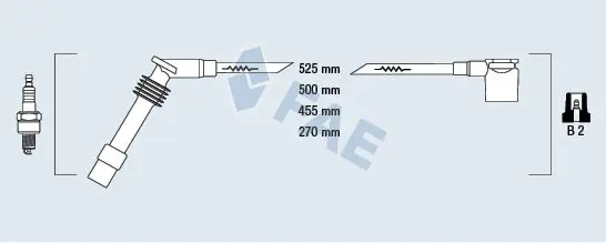 Handler.Part Ignition cable kit FAE 85084 1