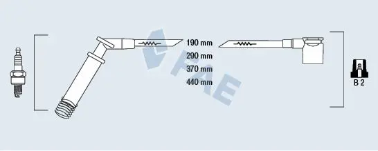 Handler.Part Ignition cable kit FAE 85100 1