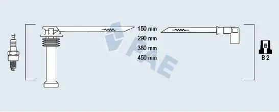 Handler.Part Ignition cable kit FAE 85125 1