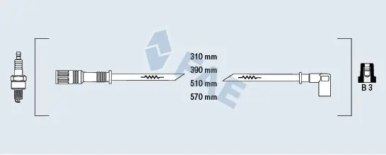 Handler.Part Ignition cable kit FAE 85280 1