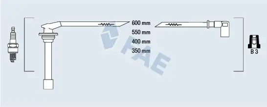 Handler.Part Ignition cable kit FAE 85830 1