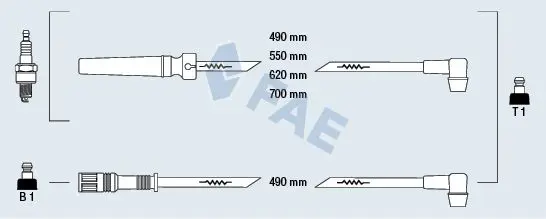 Handler.Part Ignition cable kit FAE 85970 1