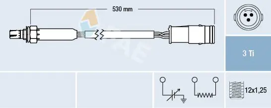 Handler.Part Lambda sensor FAE 77358 1