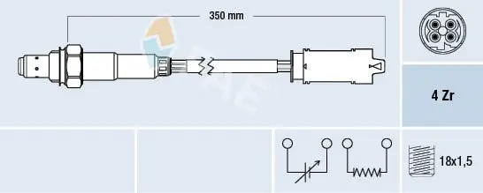 Handler.Part Lambda sensor FAE 77368 1