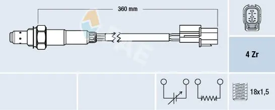 Handler.Part Lambda sensor FAE 77375 1