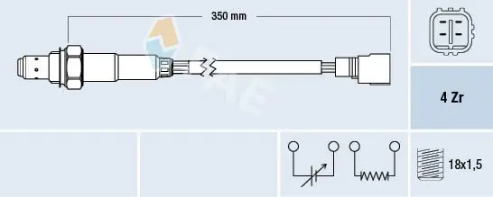 Handler.Part Lambda sensor FAE 77385 1