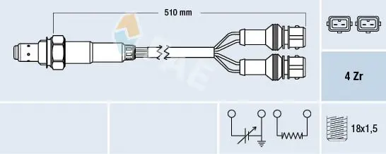 Handler.Part Lambda sensor FAE 77387 1